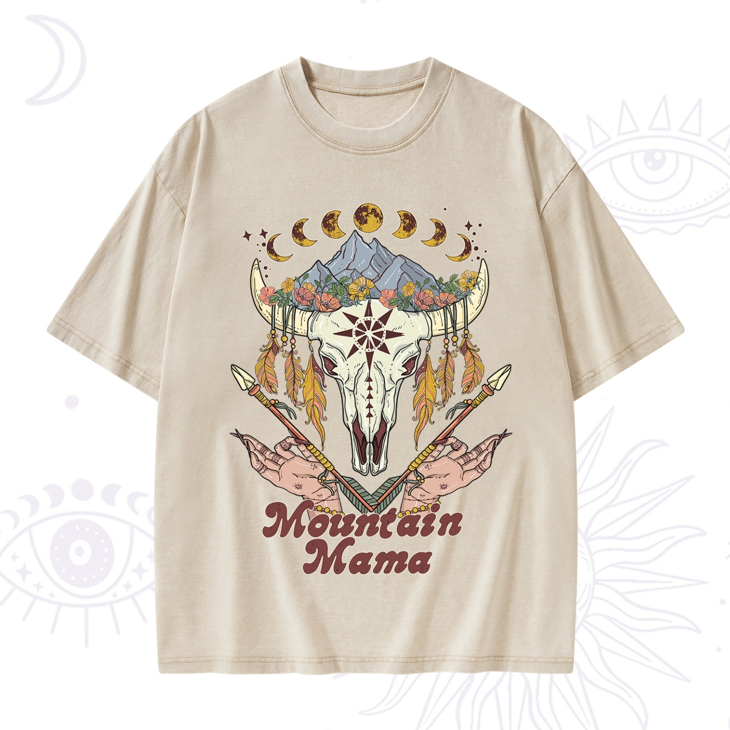 Purplehecate Mountain Mama Washed T-Shirt