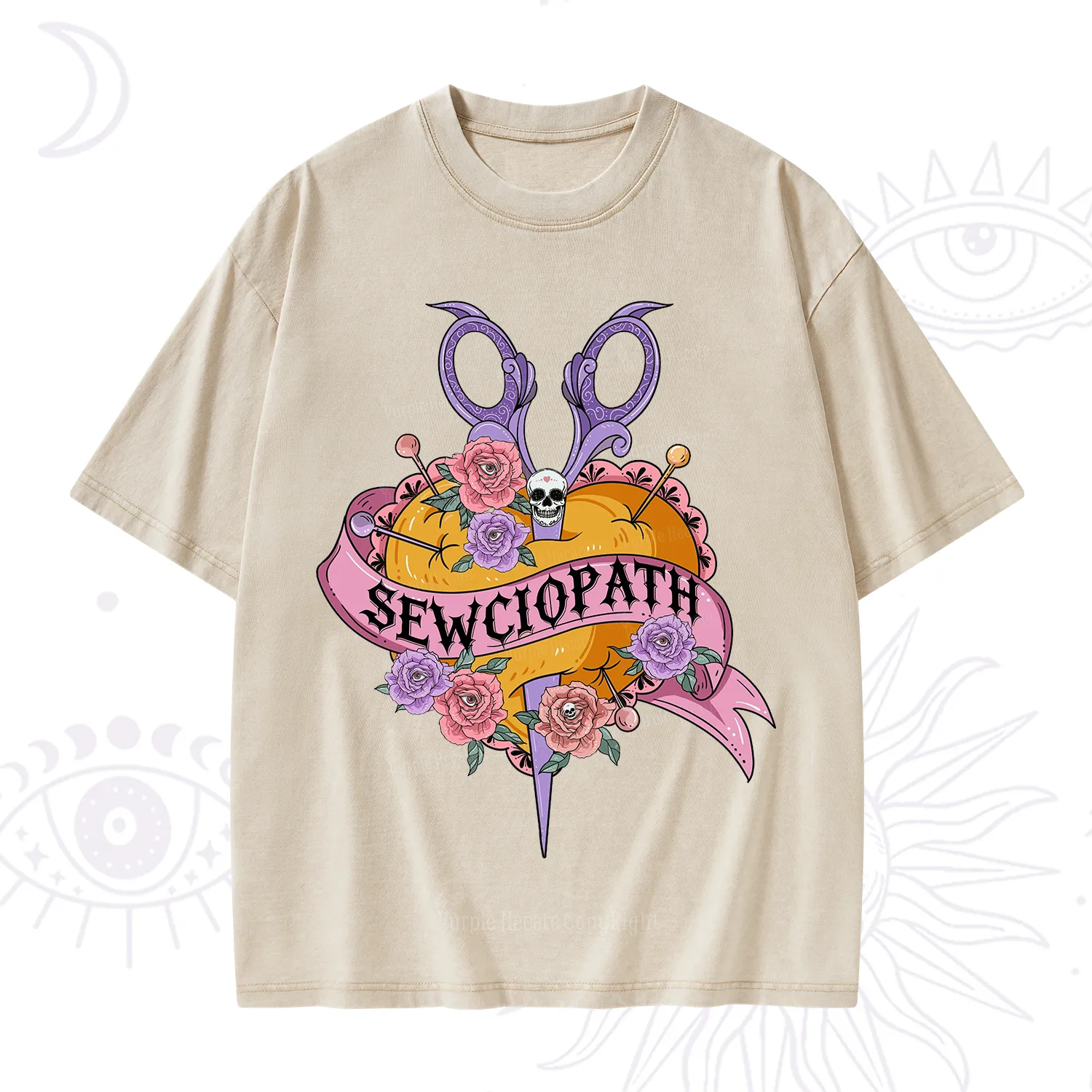Purplehecate Sewciopath Washed T-Shirt