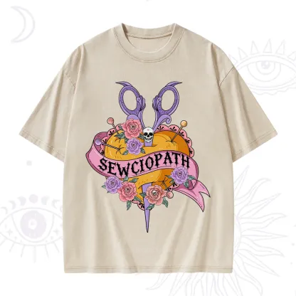 Purplehecate Sewciopath Washed T-Shirt