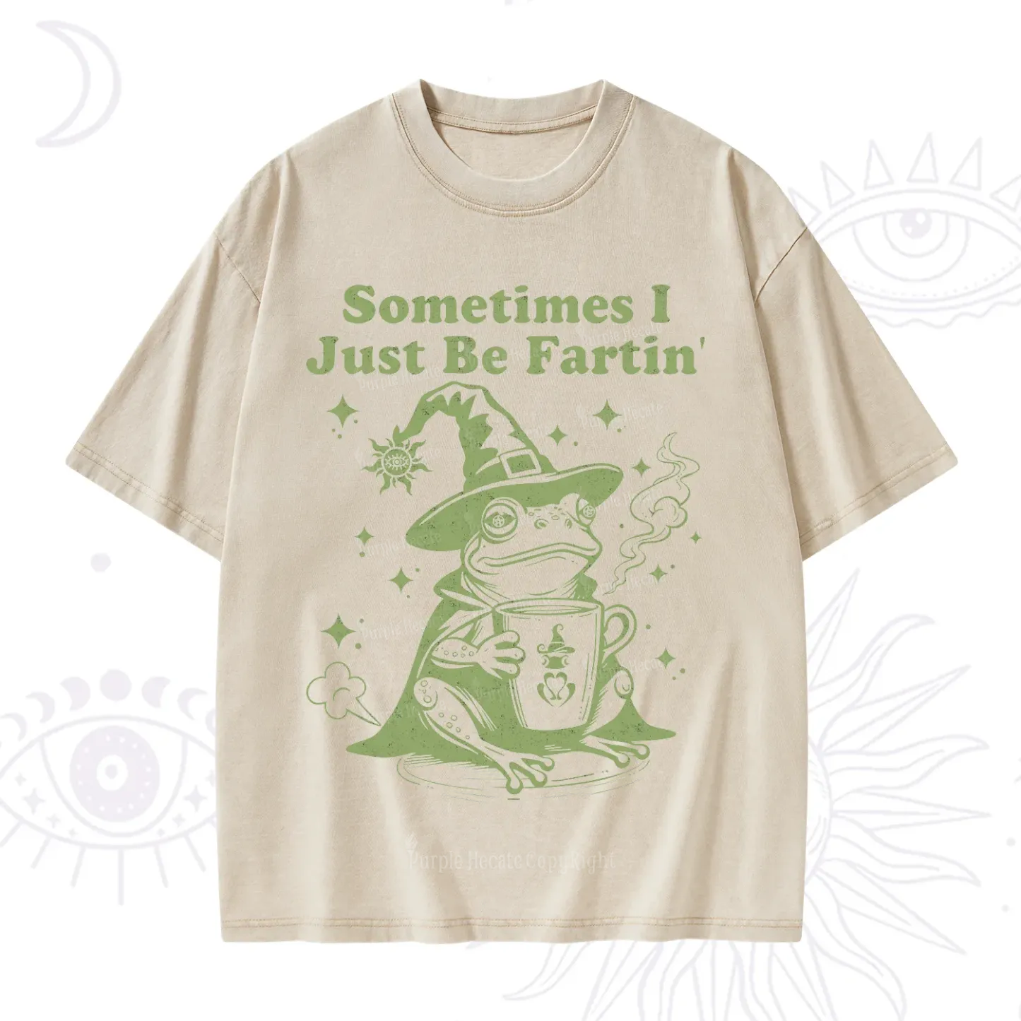 Purplehecate Sometimes I Just Be Fartin Washed T-Shirt