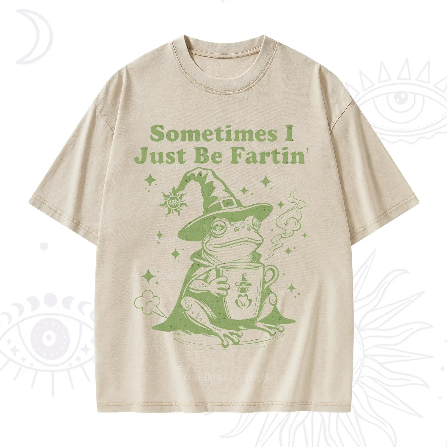 Purplehecate Sometimes I Just Be Fartin Washed T-Shirt