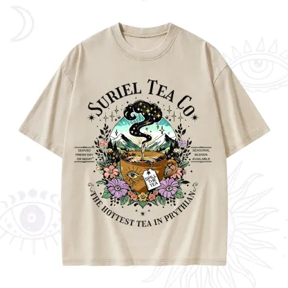 Purplehecate The Forest Tea Oracle Washed T-Shirt