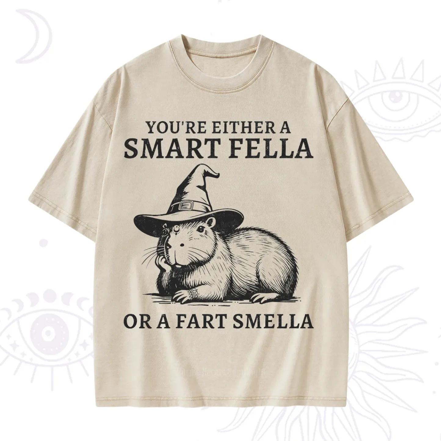 Purplehecate You're Either A Smart Fella or a Smart Fella Washed T-Shirt
