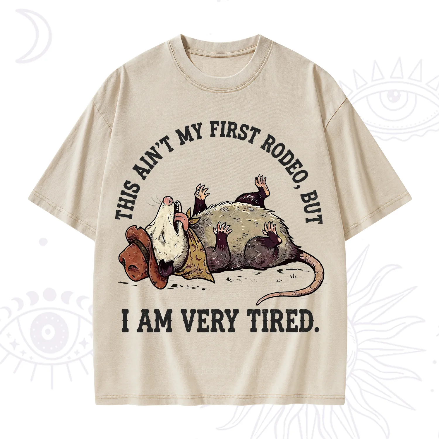 Purplehecate This Ain't My First Rodeo Washed T-Shirt
