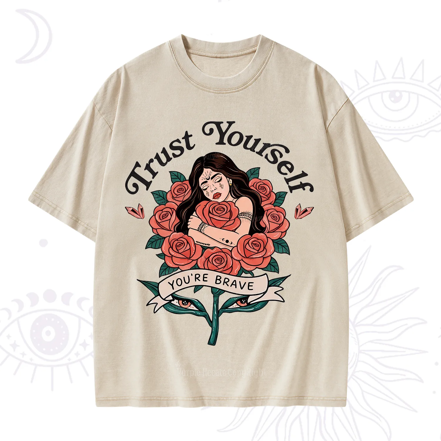 Purplehecate Trust Yourself Washed T-Shirt