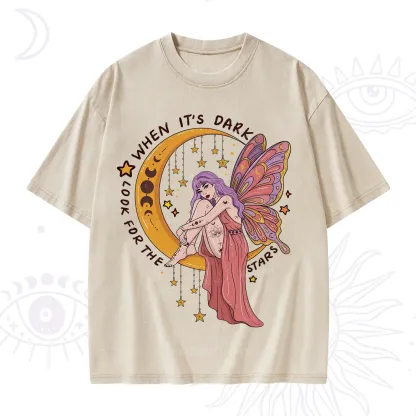 Purplehecate Look For The Stars Washed T-Shirt