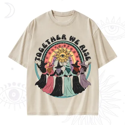 Purplehecate Together We Rise Washed T-Shirt