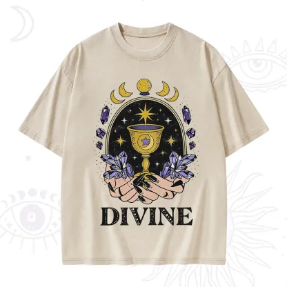 Purplehecate Divine Energy Washed T-Shirt