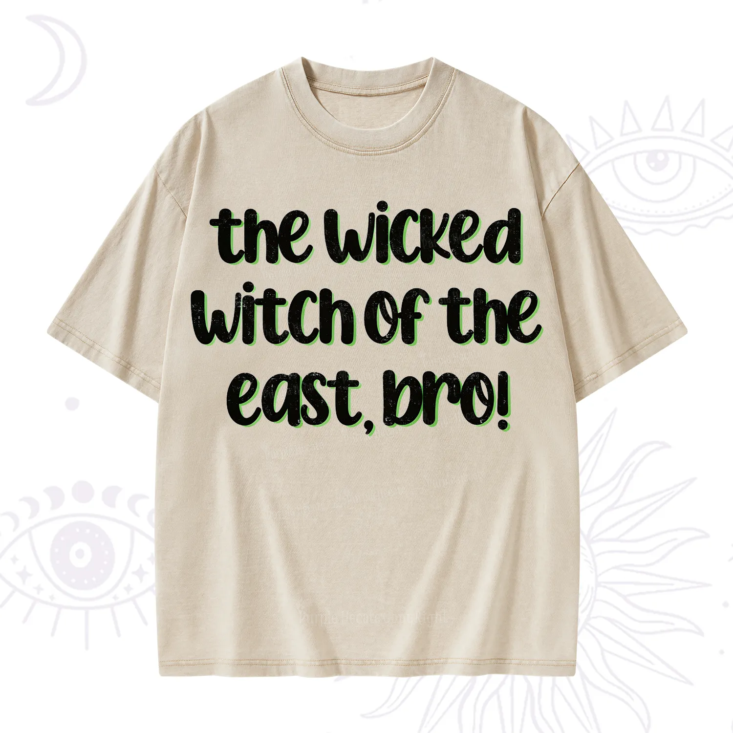 Purplehecate The Wicked Witch of the East Bro Washed T-Shirt