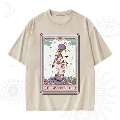 Purplehecate The Makeup Artist Tarot Washed T-Shirt