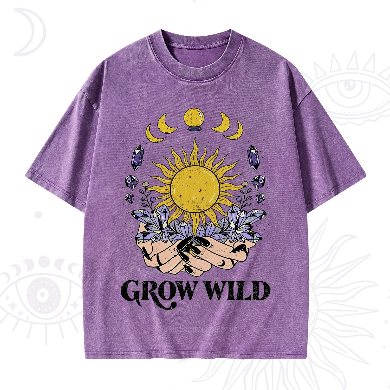 Purplehecate Grow Wild Washed T-Shirt