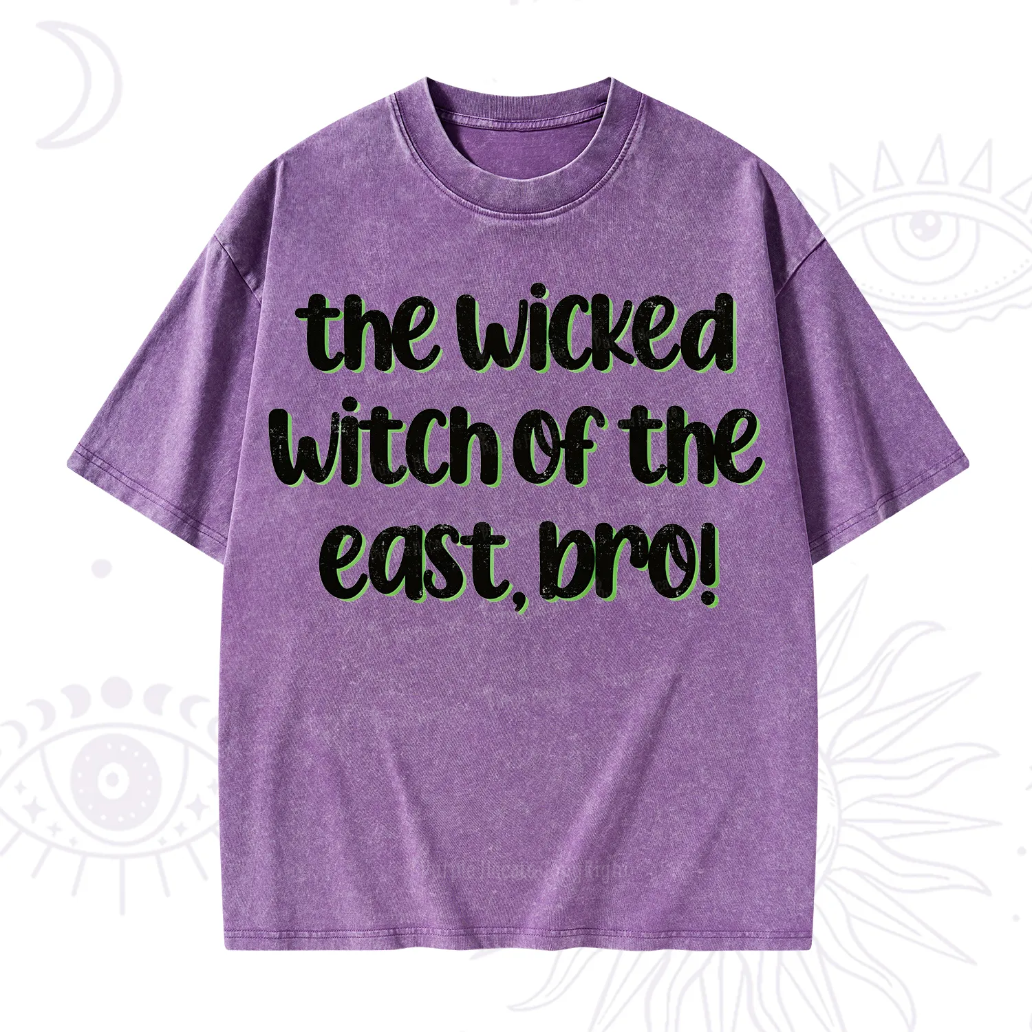 Purplehecate The Wicked Witch of the East Bro Washed T-Shirt