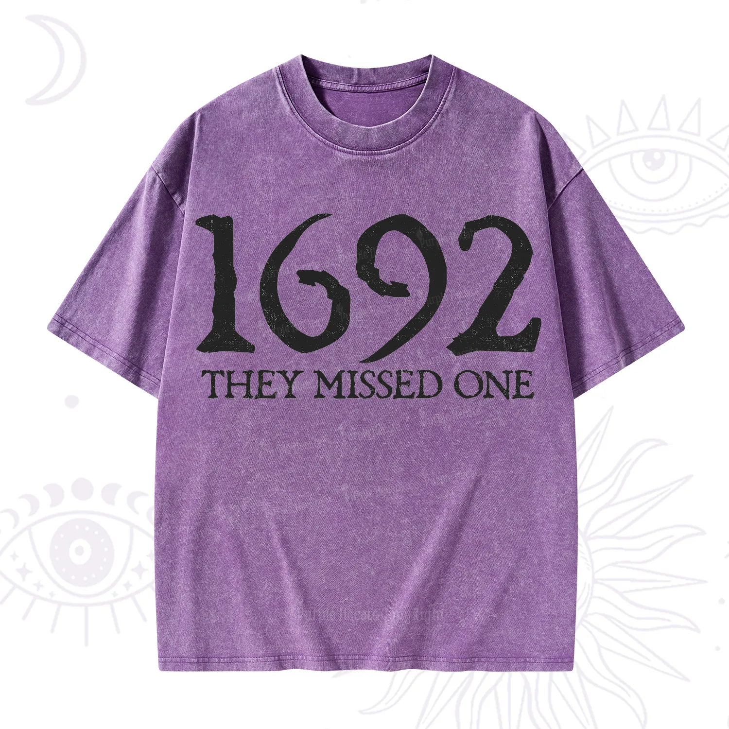 Purplehecate 1692 They Missed One Washed T-Shirt