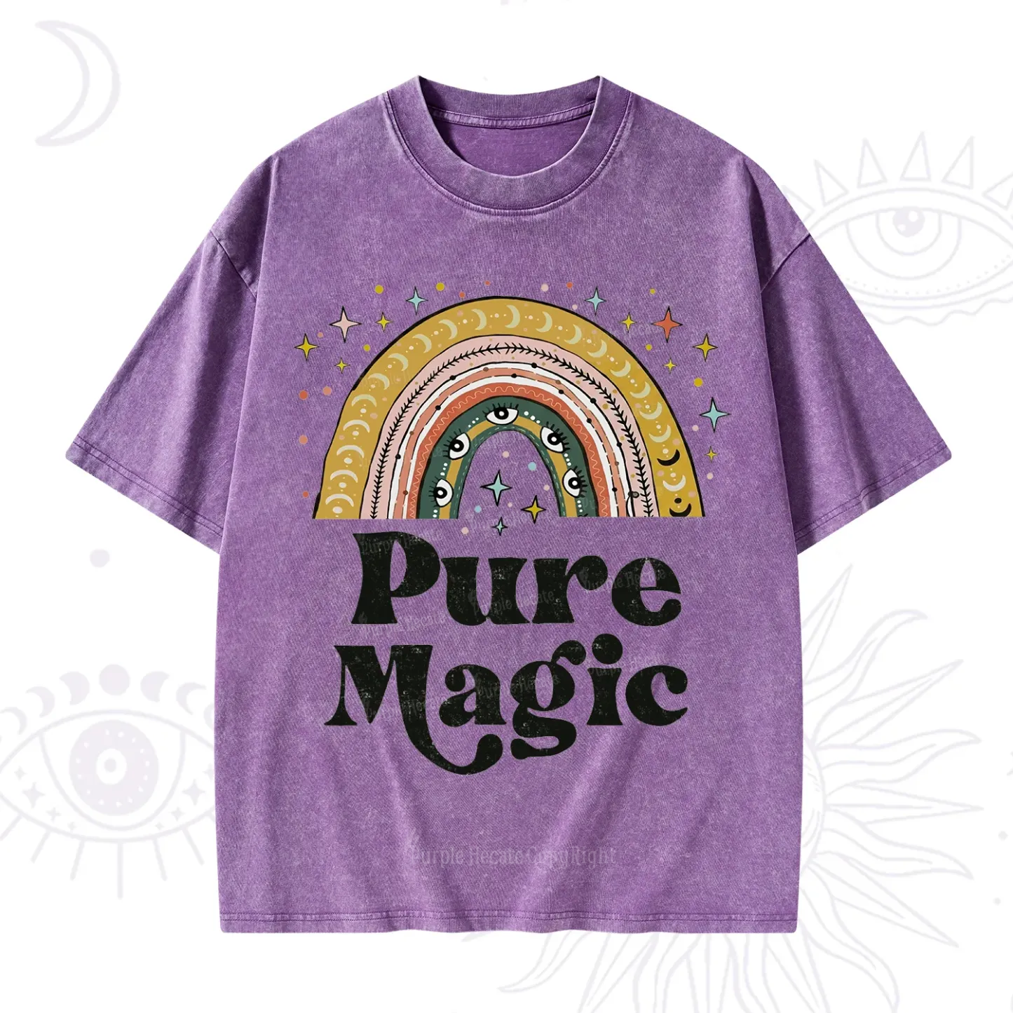 Purplehecate Pure Magic Washed T-Shirt