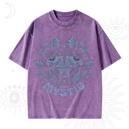 Purplehecate Mystic Moth Washed T-Shirt