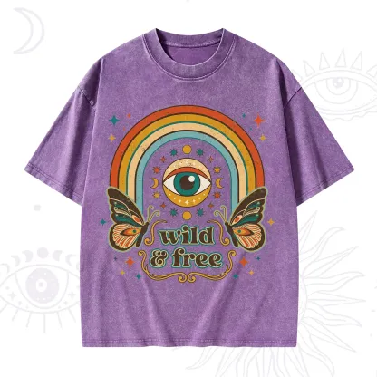 Purplehecate Wild And Free Washed T-Shirt