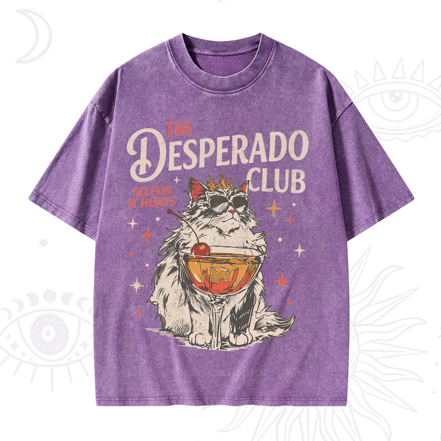 Purplehecate The Desperado Club Vintage Gang Washed T-Shirt