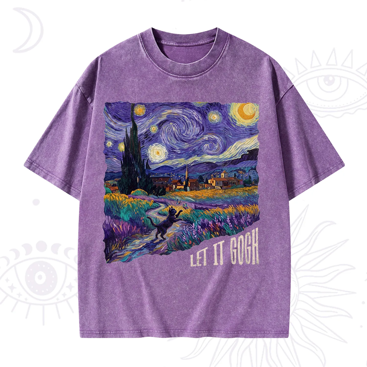 Purplehecate Let It Gogh Washed T-Shirt