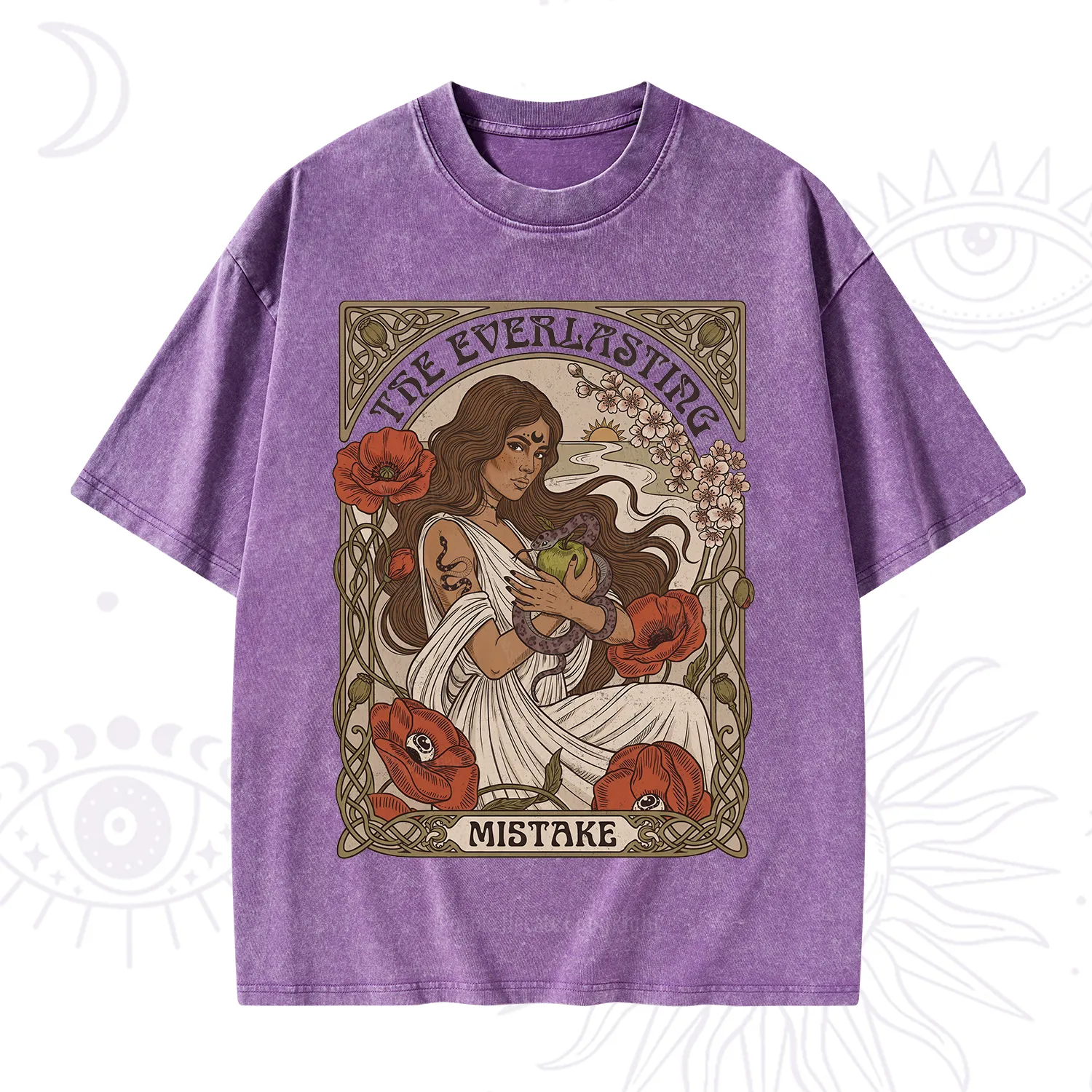 Purplehecate The Everlasting Mistake Washed T-Shirt