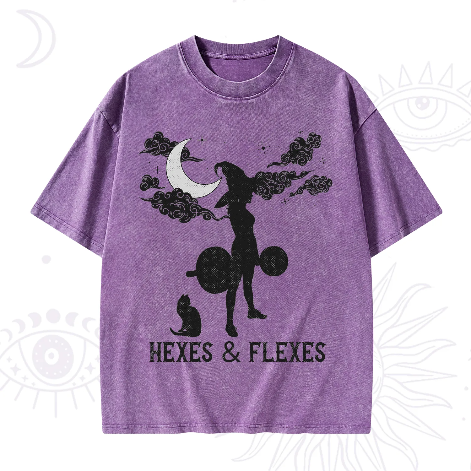 Purplehecate Witchy Workout Washed T-Shirt