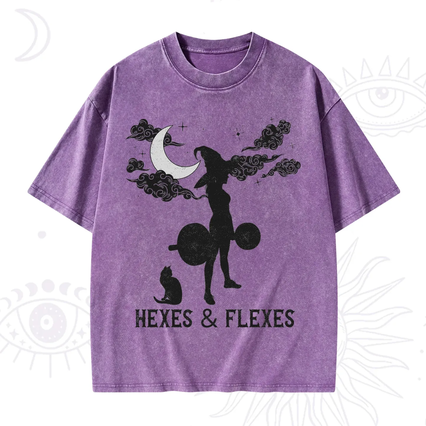 Purplehecate Witchy Workout Washed T-Shirt