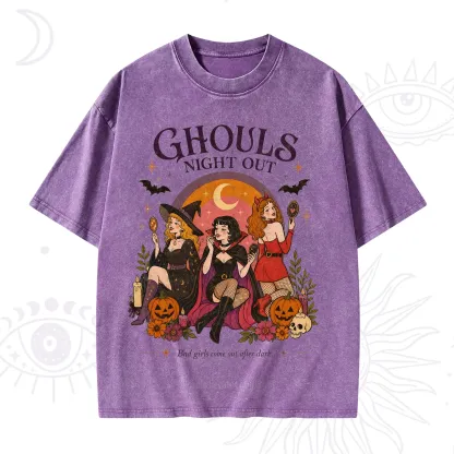Purplehecate Ghouls Night Out Washed T-Shirt