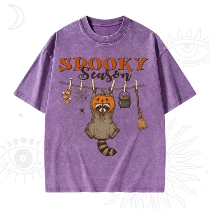 Purplehecate Spooky Season Washed T-Shirt
