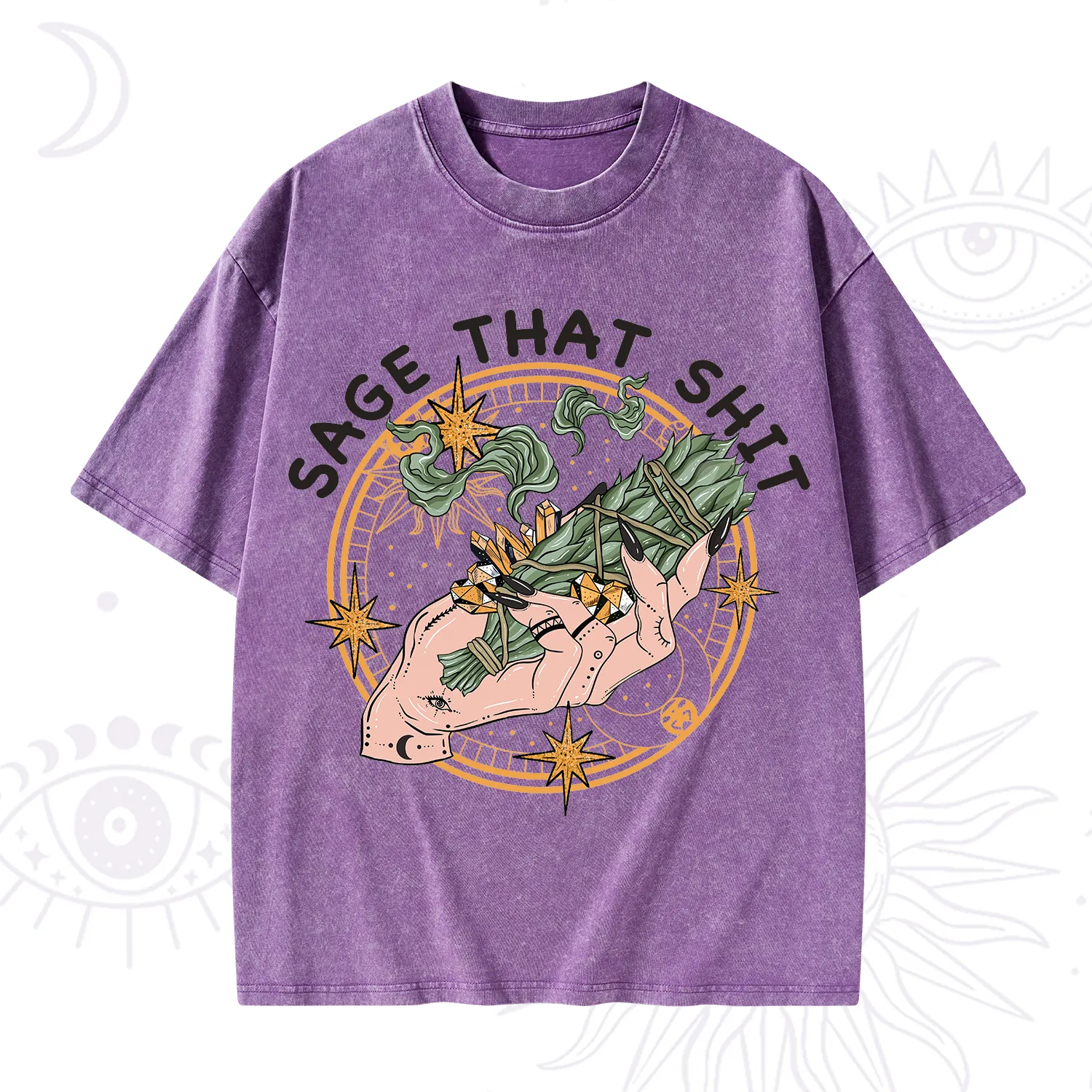 Purplehecate Smudge That Shit Washed T-Shirt
