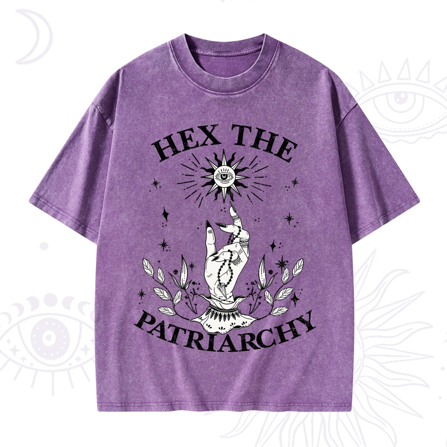 Purplehecate Smash The Patriarchy Washed T-Shirt