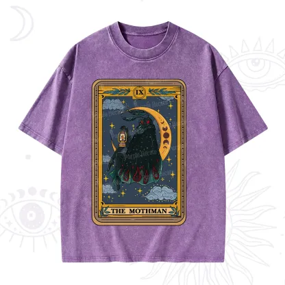 Purplehecate The Mothmen Tarot Washed T-Shirt