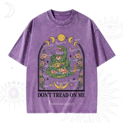Purplehecate Don't Tread On Me Washed T-Shirt