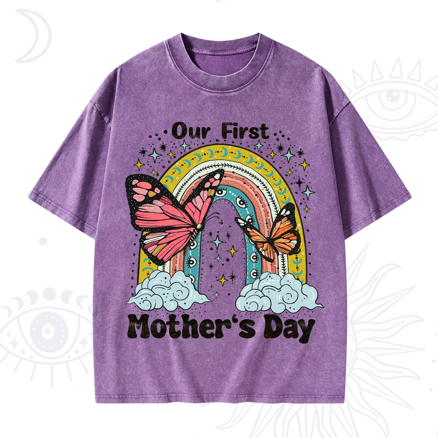 Purplehecate Our First Mother's Day Washed T-Shirt