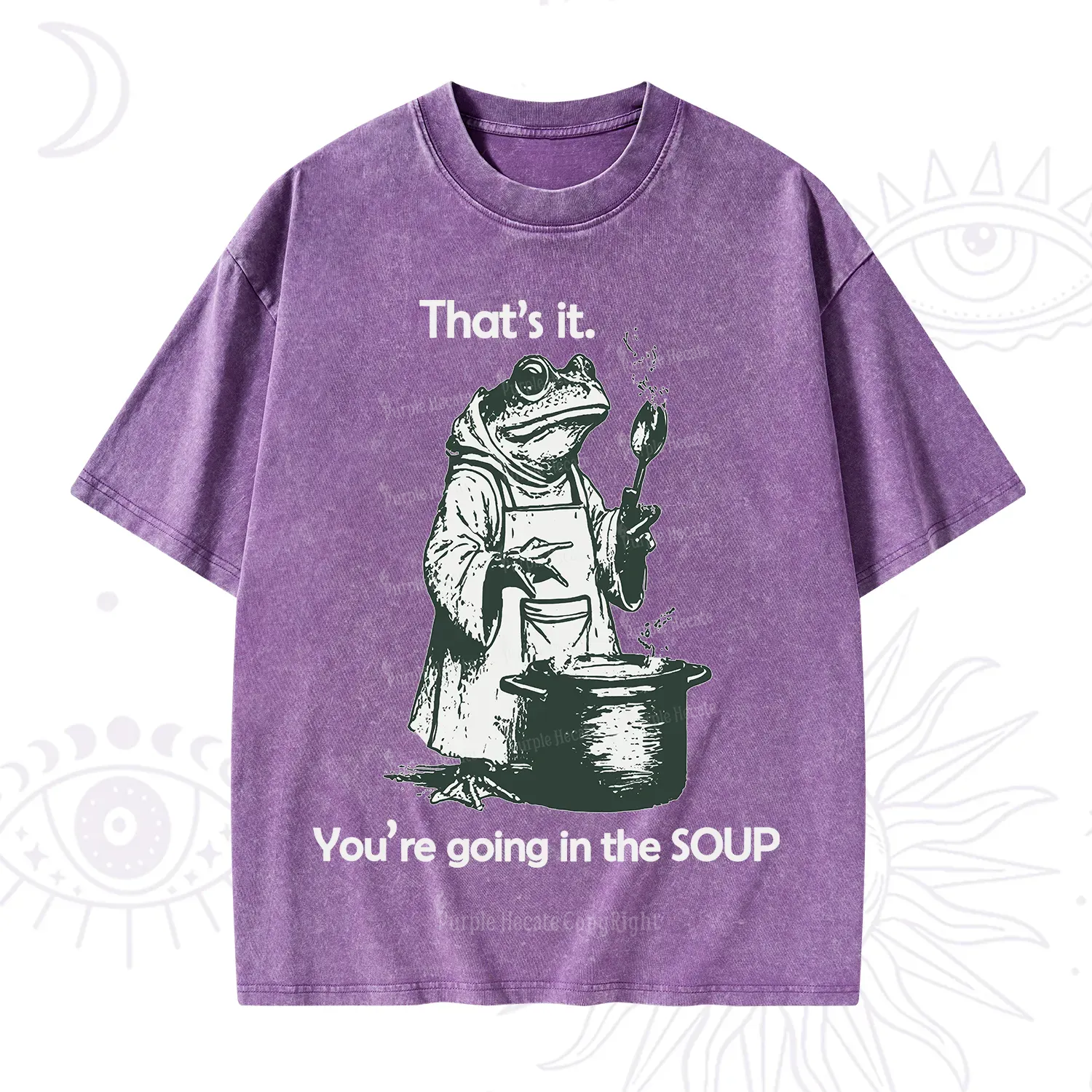 Purplehecate That's It You're Going in the Soup Washed T-Shirt