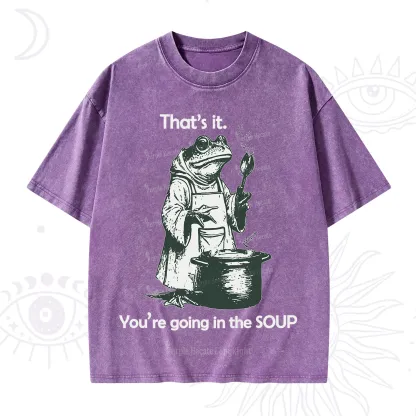 Purplehecate That's It You're Going in the Soup Washed T-Shirt