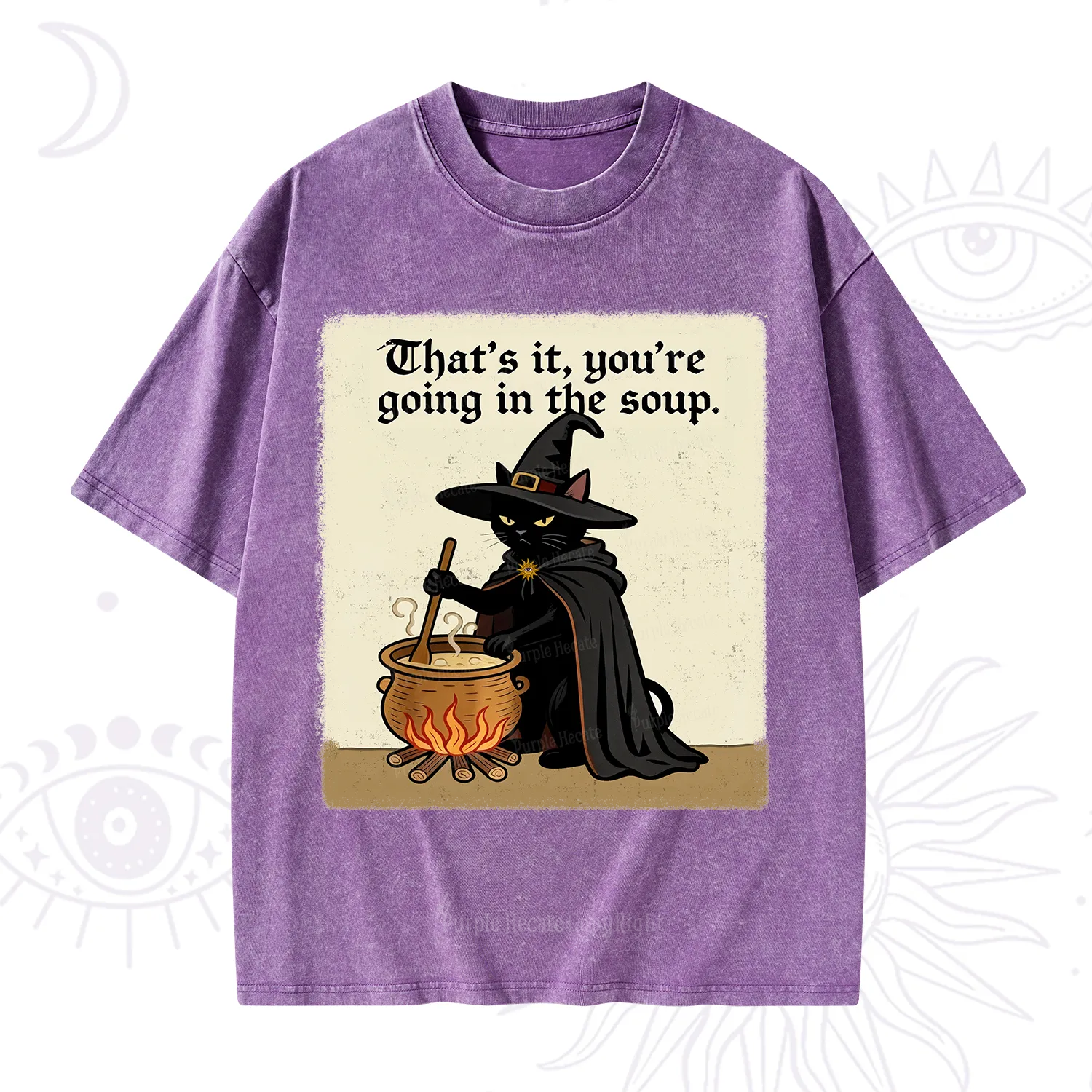 Purplehecate That's It You're Going in the Soup Washed T-Shirt