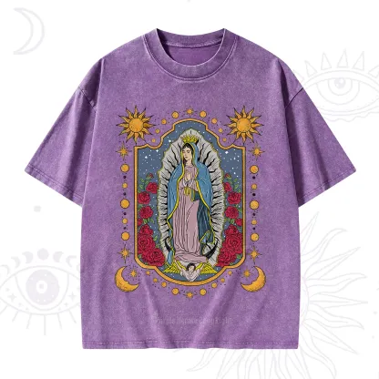 Purplehecate Our Lady of Guadalupe Washed T-Shirt