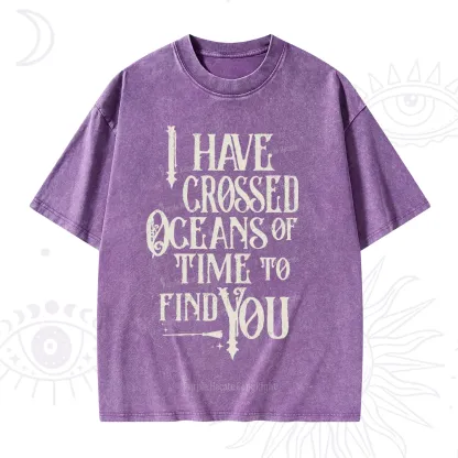 Purplehecate Across Oceans of Time I Found You Washed T-Shirt