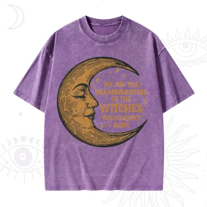 Purplehecate We Are the Granddaughters of the Witches You Could Not Burn Washed T-Shirt
