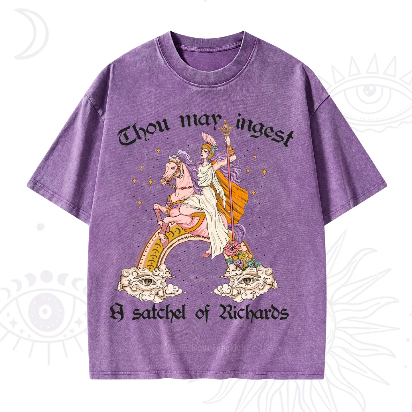 Purplehecate Thou may ingest a satchel of Richards Washed T-Shirt