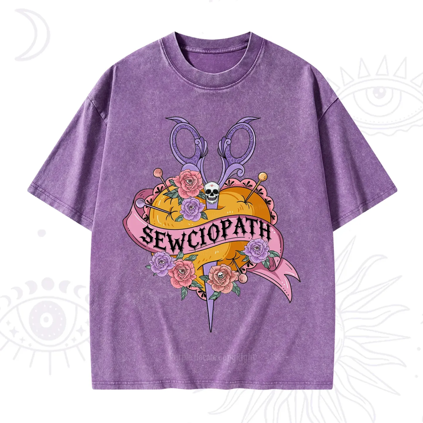 Purplehecate Sewciopath Washed T-Shirt