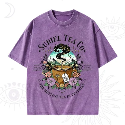 Purplehecate The Forest Tea Oracle Washed T-Shirt