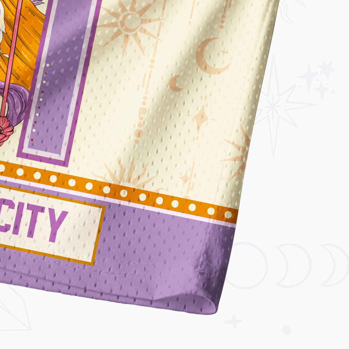 Purplehecate Arcana 11 The Audacity Mesh Jersey Tank Top