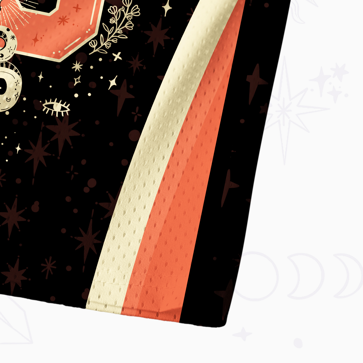 Purplehecate Mystical Moon Phases Snake Mesh Jersey Tank Top