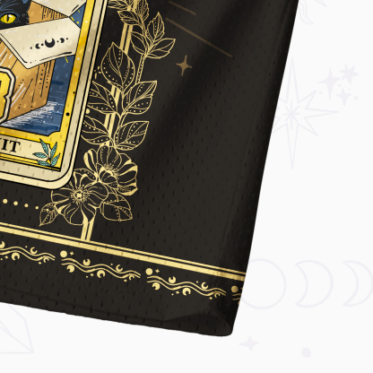 Purplehecate The Hermit Cat Tarot Card Mesh Jersey Tank Top