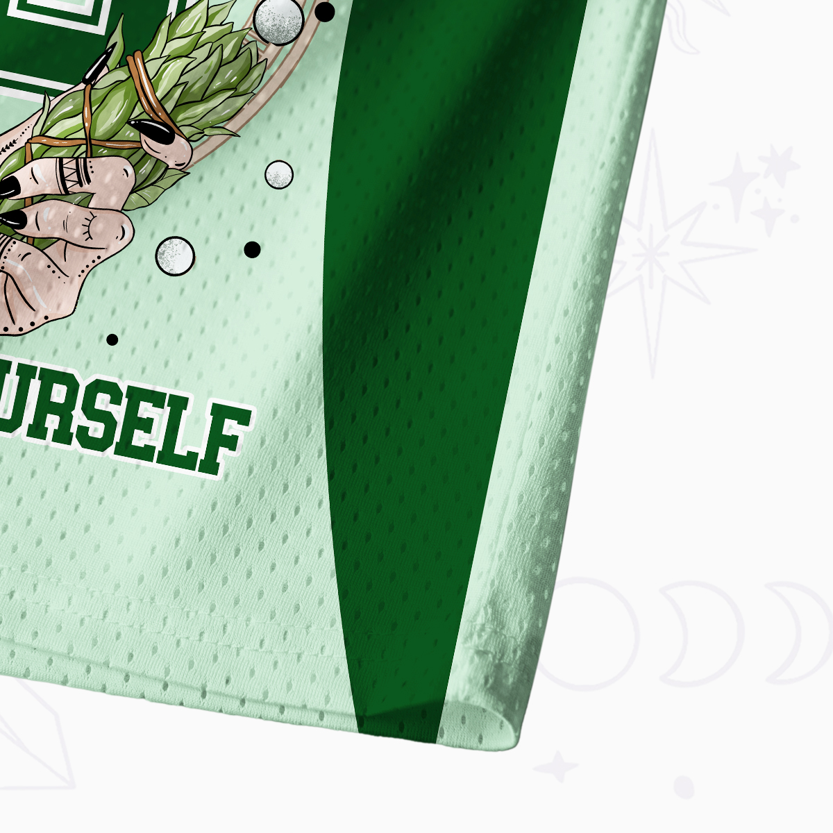 Purplehecate Go Sage Yourself Mesh Jersey Tank Top