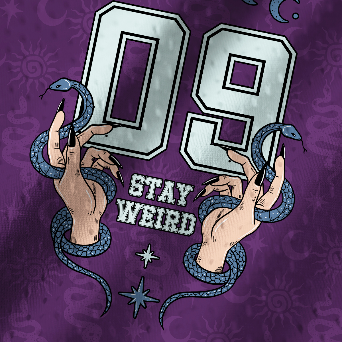 Purplehecate Stay Weird Mesh Jersey Tank Top
