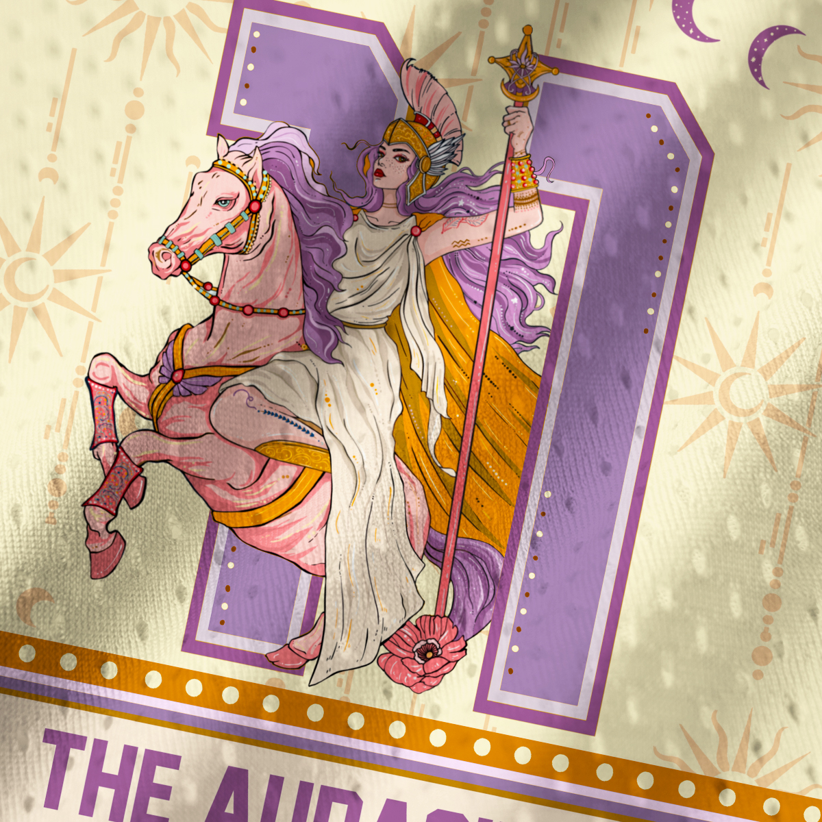 Purplehecate Arcana 11 The Audacity Mesh Jersey Tank Top