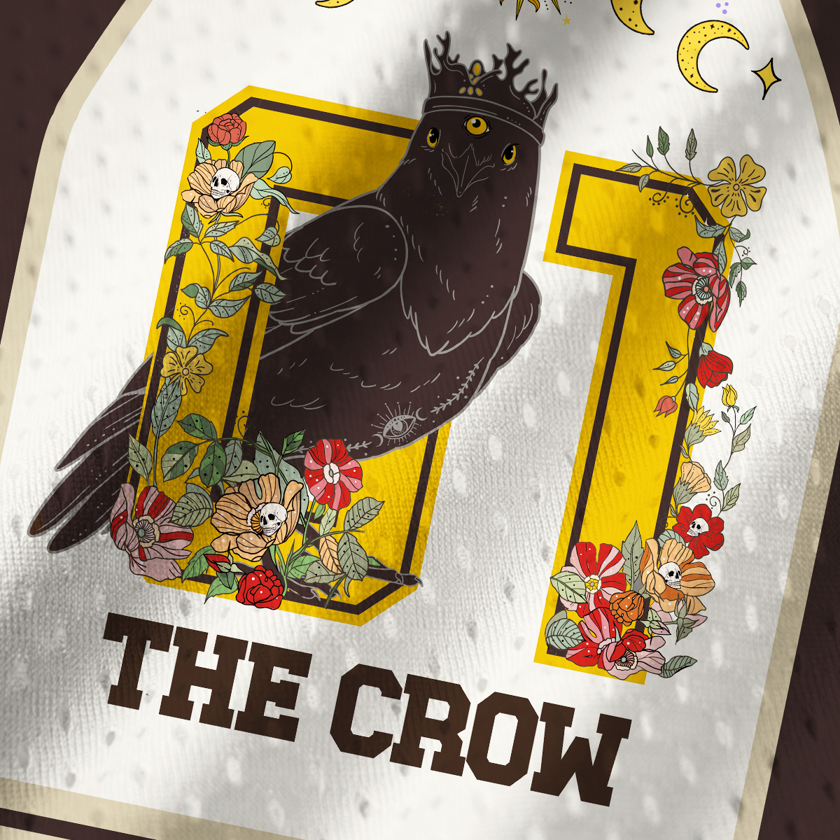 Purplehecate The Crow Mesh Jersey Tank Top