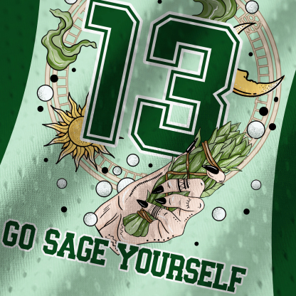 Purplehecate Go Sage Yourself Mesh Jersey Tank Top