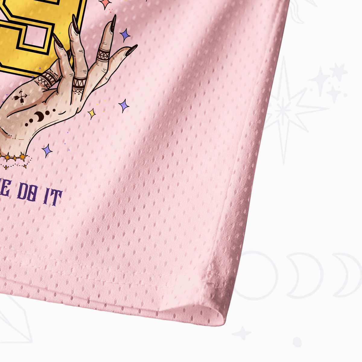 Purplehecate The Moon Made Me Do It Mesh Jersey Tank Top